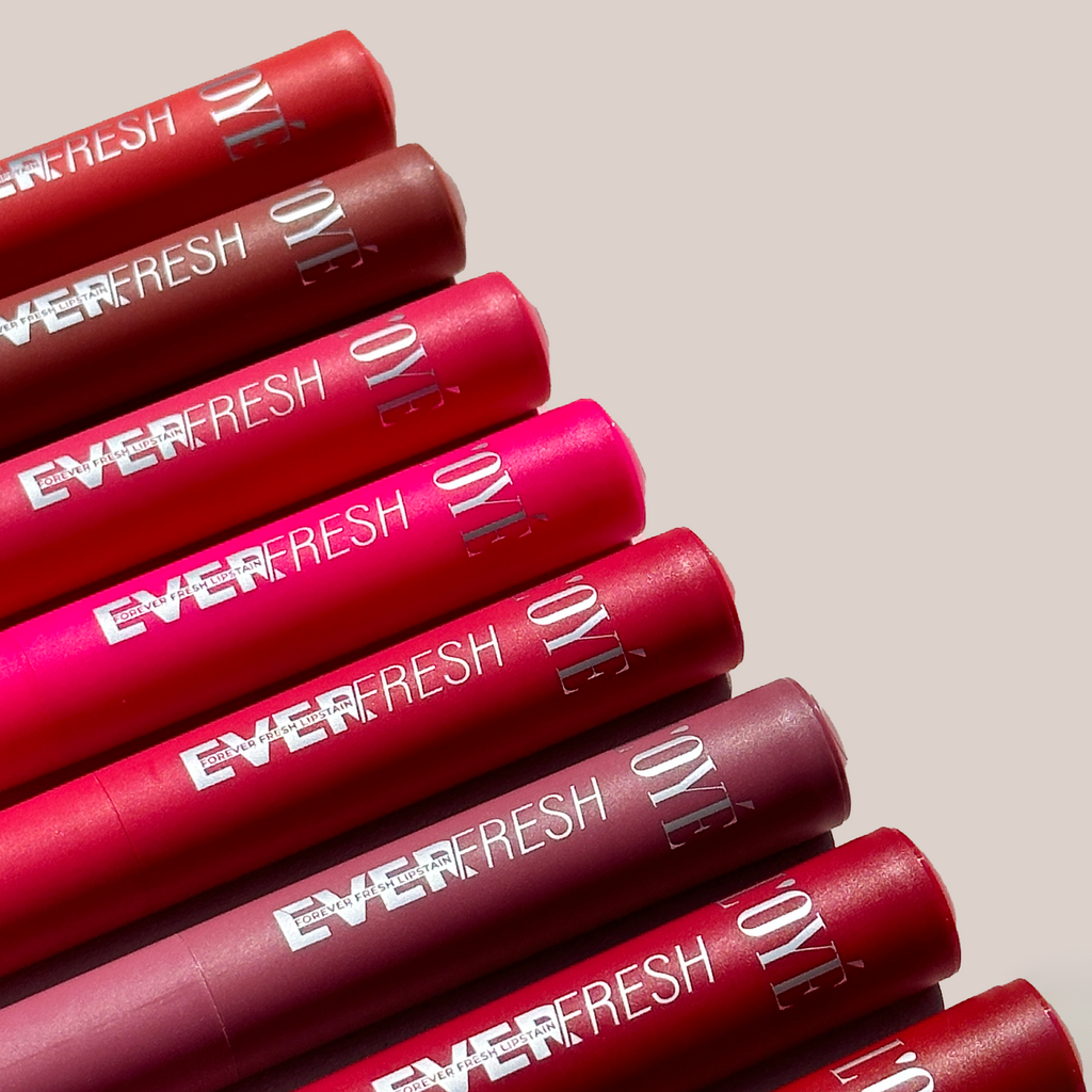 Everfresh Lipstains: Where colors pop and freshness never drops! 💦